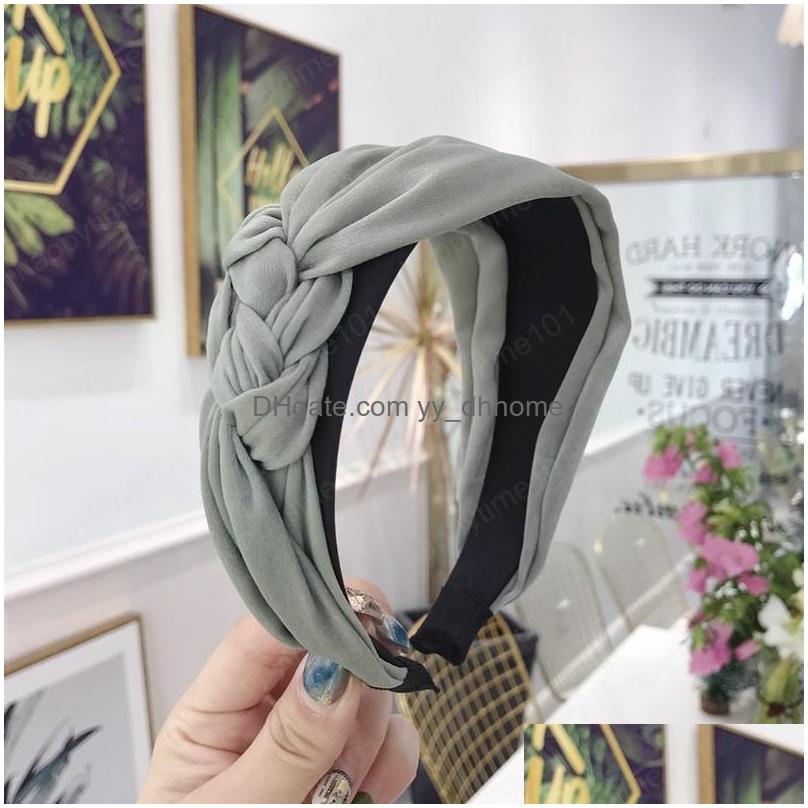 

Headbands Braid Fabric Headband Cross Knot Hairband Turban Adt Hair Accessories Drop Delivery Jewelry Hairjewelry Dhvrq