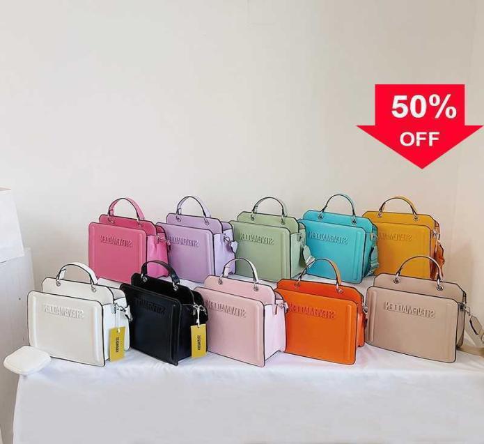 

Designer Bags 2022 New Female Madden Diagonal Straddle Large Capacity Mouthpiece Sub Portable Women039s evening clutches luxury2229633, White