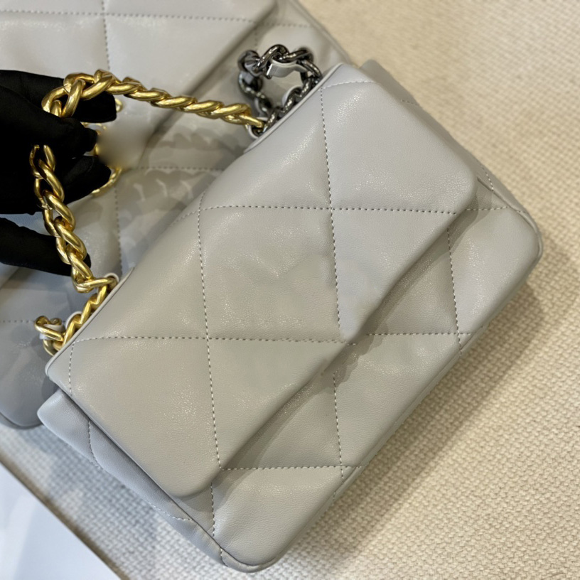 

Luxury Designer Lambskin 19 Series Cross Body Bags Lambskin Genuine Leather Classic Single Flap Quilted Purse Outdoor Sacoche Handbags 11Colors 20CM/25CM/30CM, Box