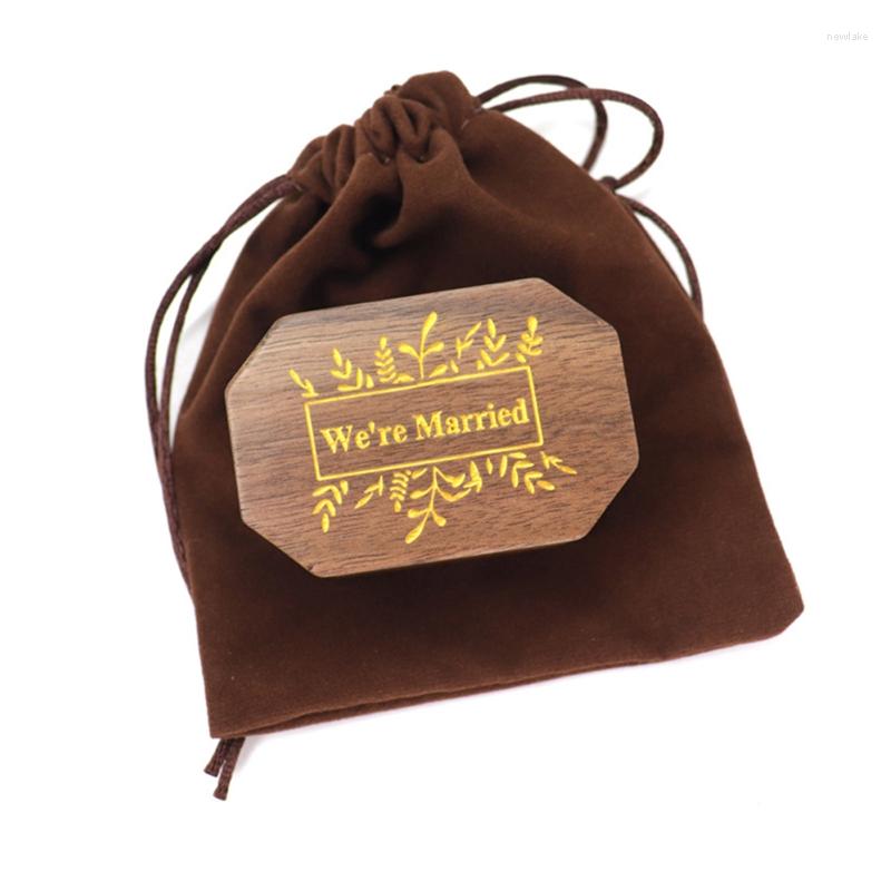

Jewelry Pouches We Are Married Ring Gift Box Proposal Engagement Wedding Ceremony Birthday