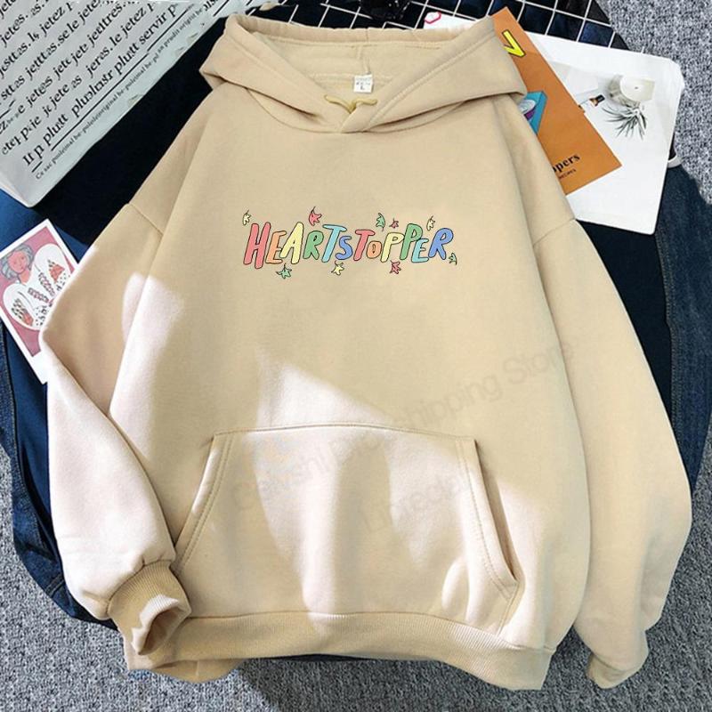 

Men's Hoodies Heartstopper Hoodie Men Coat Letter Print Hip Hop Anime Nick And Charlie Women Sweatshirt Boy, 74121-1