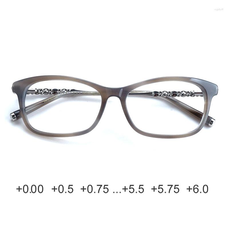 

Sunglasses Quality Designer Reading Glasses For Women With Anti-reflective Anti-radiation Aspheric Optical Lenses Large Vision