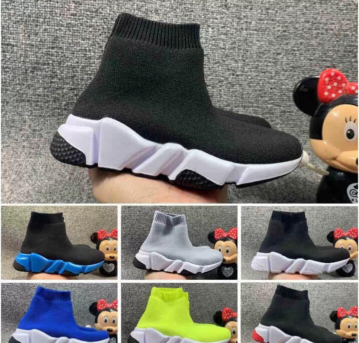 

Kids shoes Infant girl boy slip on shoes sock boot shoe kids running sport sneakers fashion soccer boots Size EUR 24-35
