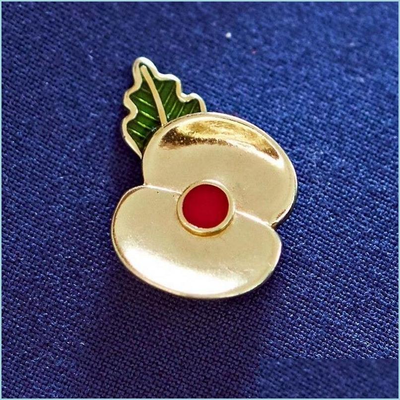 

Pins Brooches Plated Gold Flowers Brooch Enamel Brooches Pin Rememrance Day Gifts 1551 D3 Drop Delivery Jewelry Dhgarden Dh1Vm