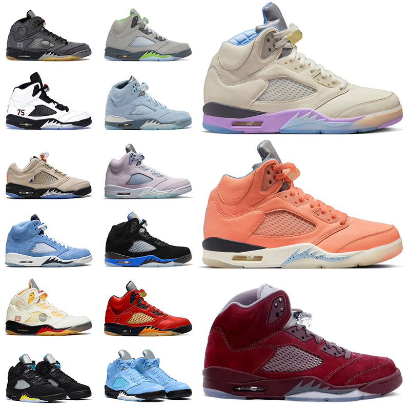 

DJ Khaled x We The Bests Shoe Retro Designer Jumpman 5 Basketball Shoes For Mens 5S V Prfc Burgundy Gators Fire Red Blue Bird Eur 47 Sneakers Trainers Big Size 13, 40-47 marquette