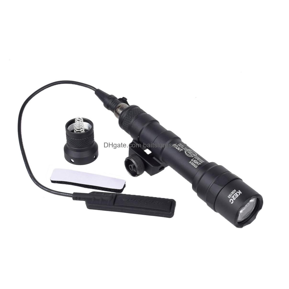 

Gun Lights Tactical Surefir M600 M600B Gun Scout Light Lanterna Flashlight Torch For Pictinny Rail Constant/Momentary Output Drop De Dhheu