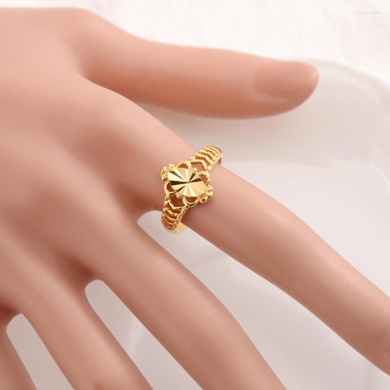 

Wedding Rings Gold Vintage Heart For Women Men Lover Couple Ring Set Open Cuff Engagement Adjustable Jewelry Gifts