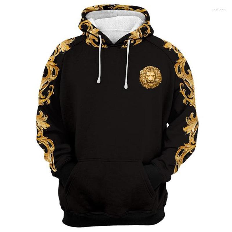 

Men' Hoodies Men' Pullover Designer Black Sweatshirt With Hood 3D Print Fashion Autumn Winter Fleece Male Clothing Coat, 17