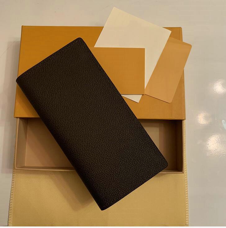 2020 BRAZZA WALLET Stylish Mens Jacket Long Wallet in Brown Waterproof Checkered Canvas for Holding Change Notes Credit Cards Good Quality M66540