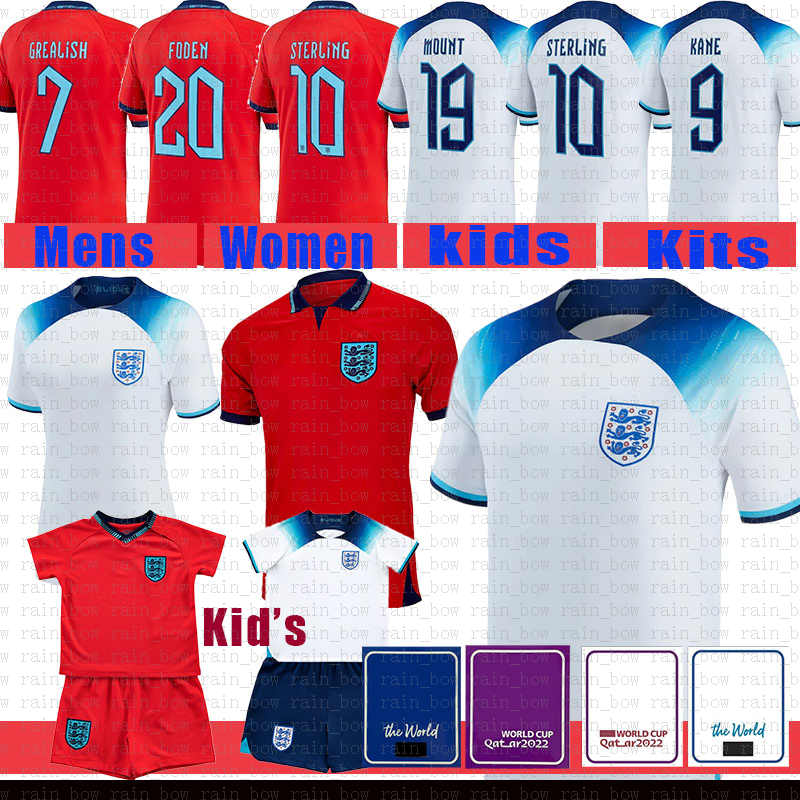 

England New Soccer Jersey KANE Football Shirt STERLING RASHFORD SANCHO MOUNT FODEN GREALISH SAKA PHILLIPS MAGUIRE RICE Blue, Mens(yinggelan)