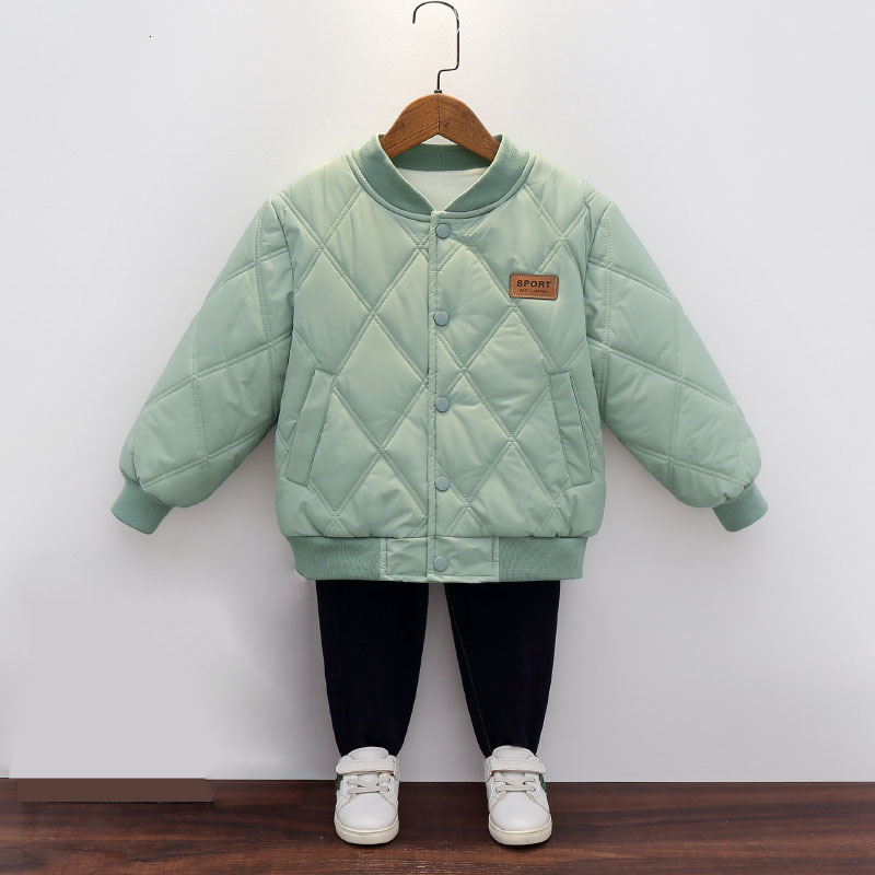 

Down Coat Winter add velvet warm jacket boys girls 310 year old thick coat fashion The Korean version leisure childrens clothing 221125, Photo color
