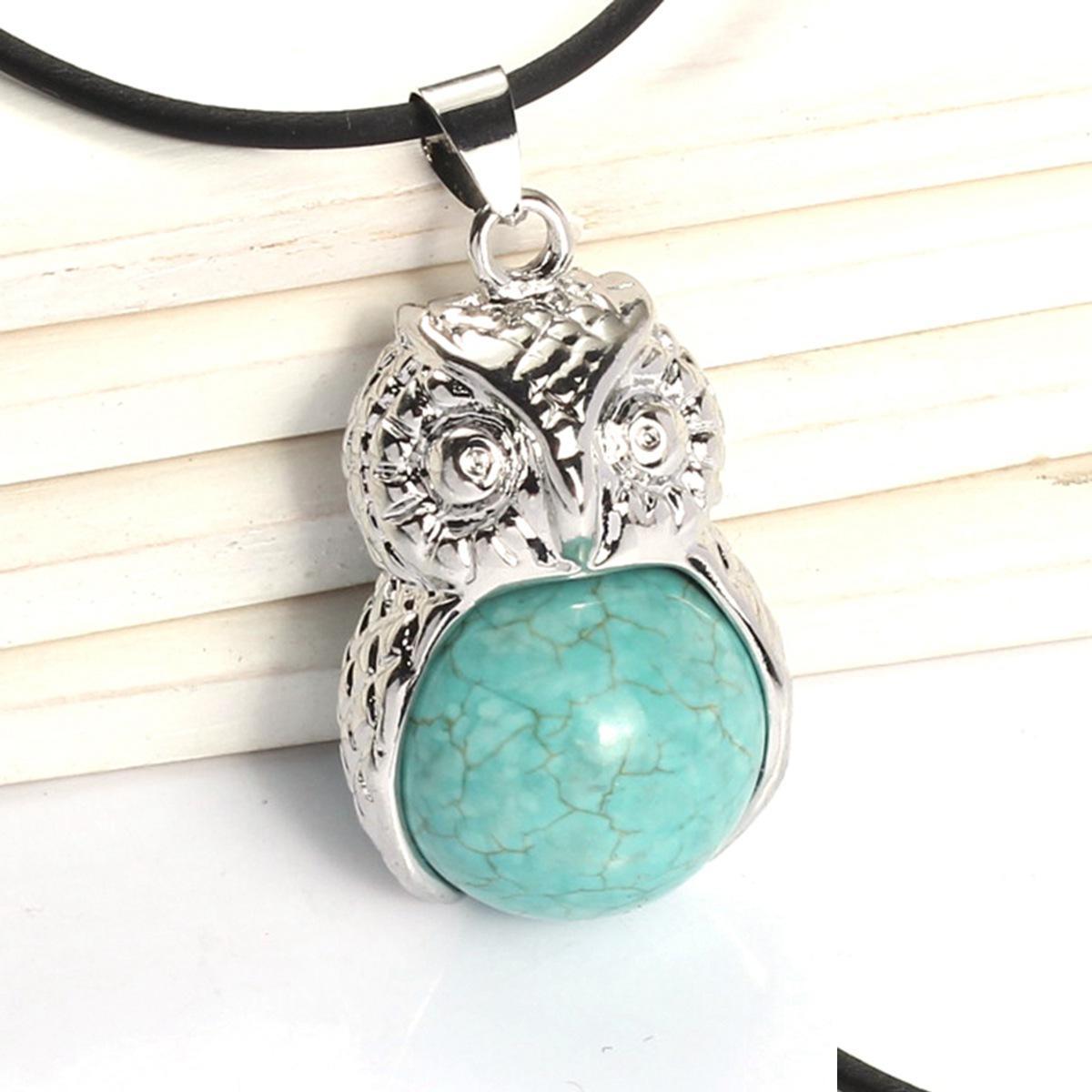 

Pendant Necklaces Sier Owl Pendant Men And Women Stainless Steel Fashion Pop Jewelry Earrings Necklace Manufacture Drop Delivery Nec Dhowt