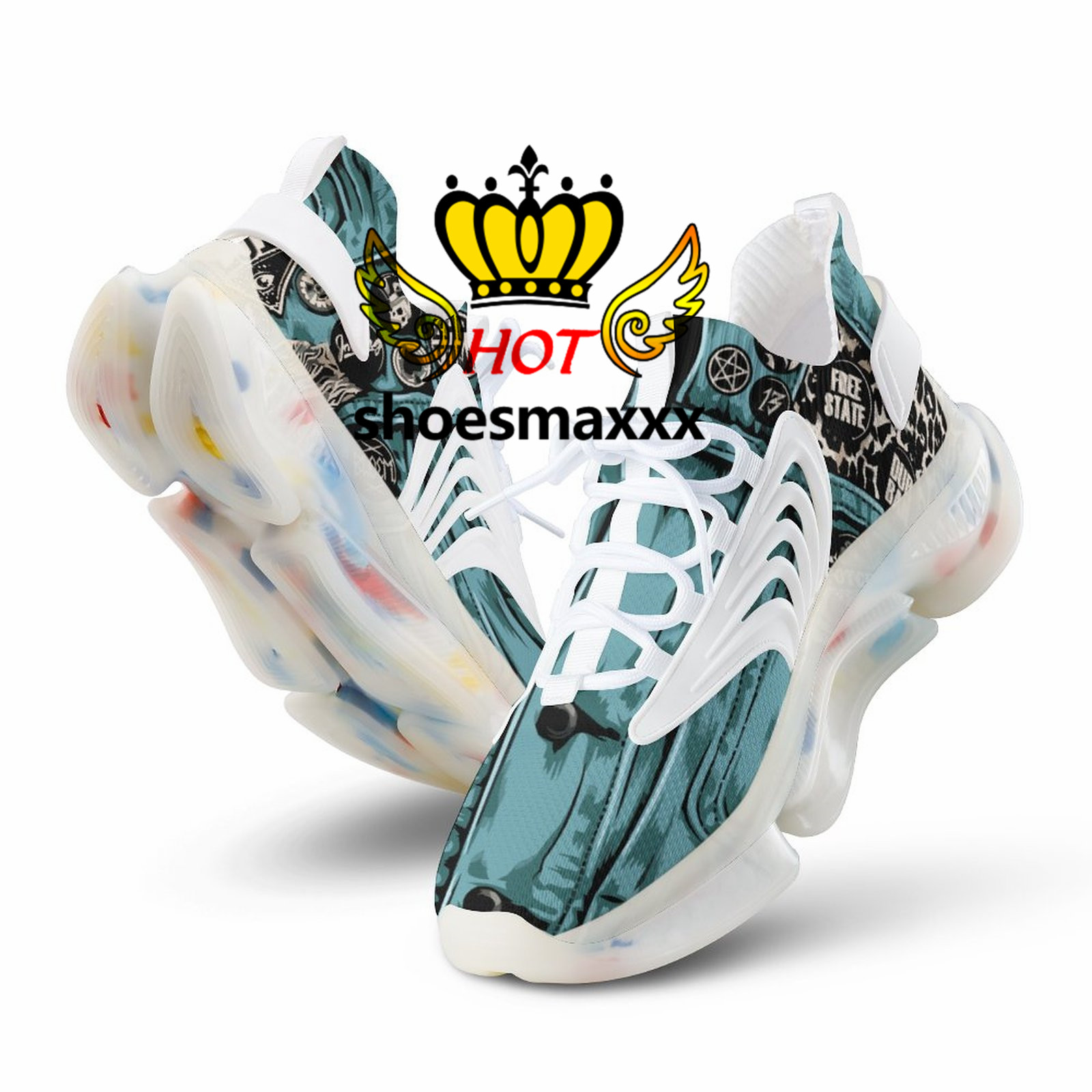 

Outdoor Running Shoes Men Women Fashion custom light breathable womens mens trainer sneakers sports ST31