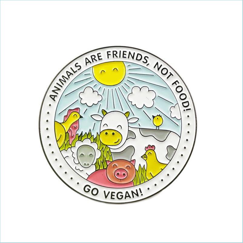 

Pins Brooches Cartoon Vegetarian Pins Badge On Backpack Funny Animal Brooch For Clothes Broche Women Girl Schoolbag 1480 D3 Dhgarden Dhovk