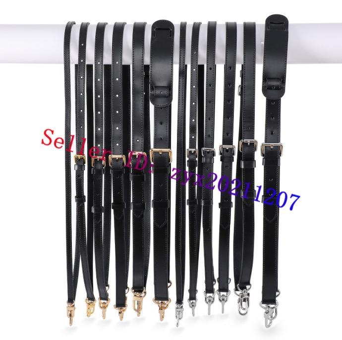 

Black Smooth Calf Leather Bag Strap Shoulder Carry Belt Parts Accessories Replacement For Designer Lady Handbag Duffle Purse Poche8044634
