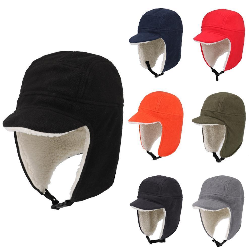 

BeanieSkull Caps Connectyle Men' Soft Fleece Warm Winter Hats Sherpa Lined with Visor Windproof Earflap Snow Ski Skull Cap 221128, Orange