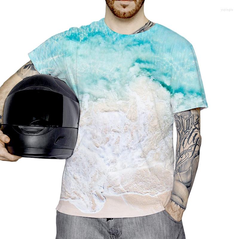 

Men's T Shirts Unisex Summer 3D Print Beach Shirt Casual Hip Hop Harajuku Fitness Short Sleeve Women Men Tee Tops