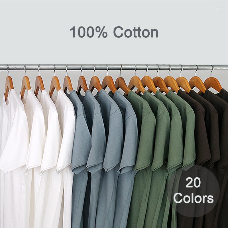 

Men's T Shirts Summer T-Shirts Men Women Cotton Short Tees Plain Solid Male Female Basic Tshirts O-Neck Slim Fit Tee Shirt Young Boy Girl, J59-2