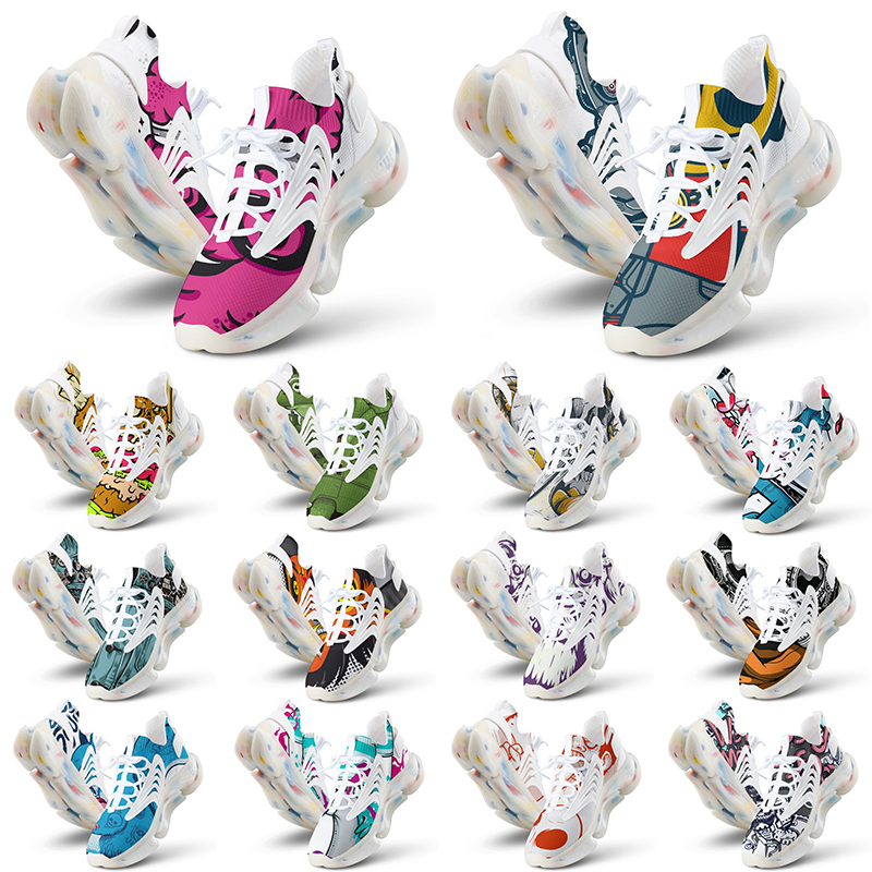 

customs shoes men women running shoes DIY multis color black whites red pink green purple mens customized outdoor sports sneakers trainer joggings fashions, 14