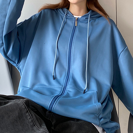 

Men's Jackets Zipper cardigan hooded sweater men's and women's ins port wind fattening coat spring and autumn trend solid color thick coat 221128, Deep grey