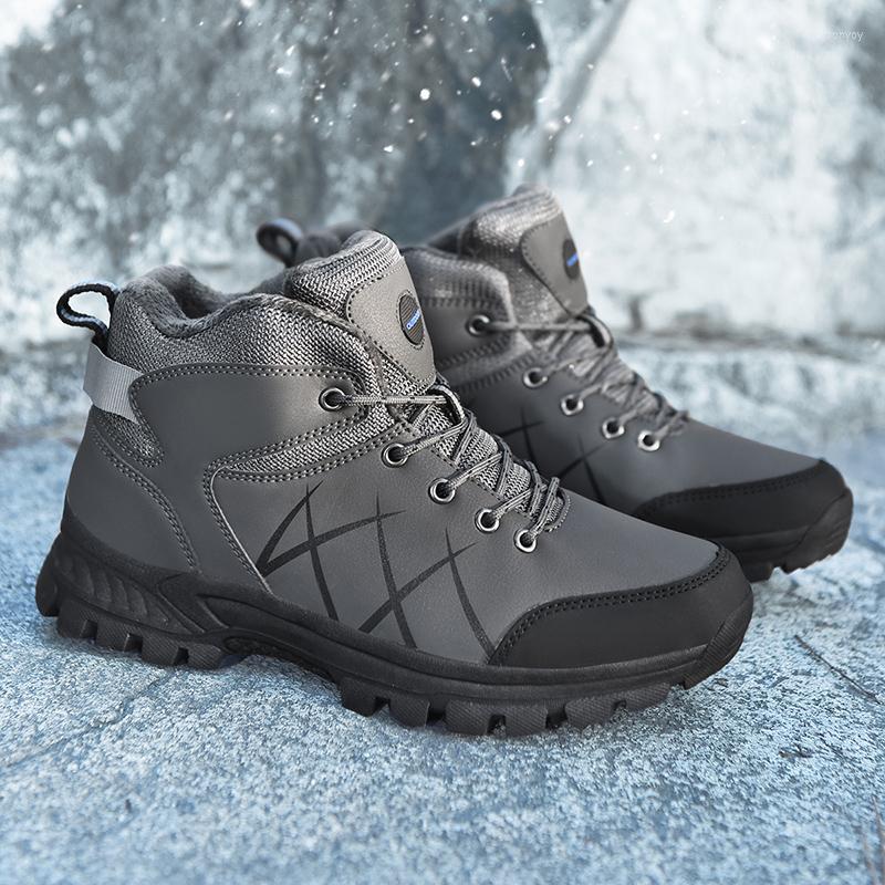 

Boots Autumn Winter Arrival Classics Style Men Hiking Shoes Lace Up Sport Footwear Outdoor Jogging Trekking Sneaker Snowshoe, Black o726-63