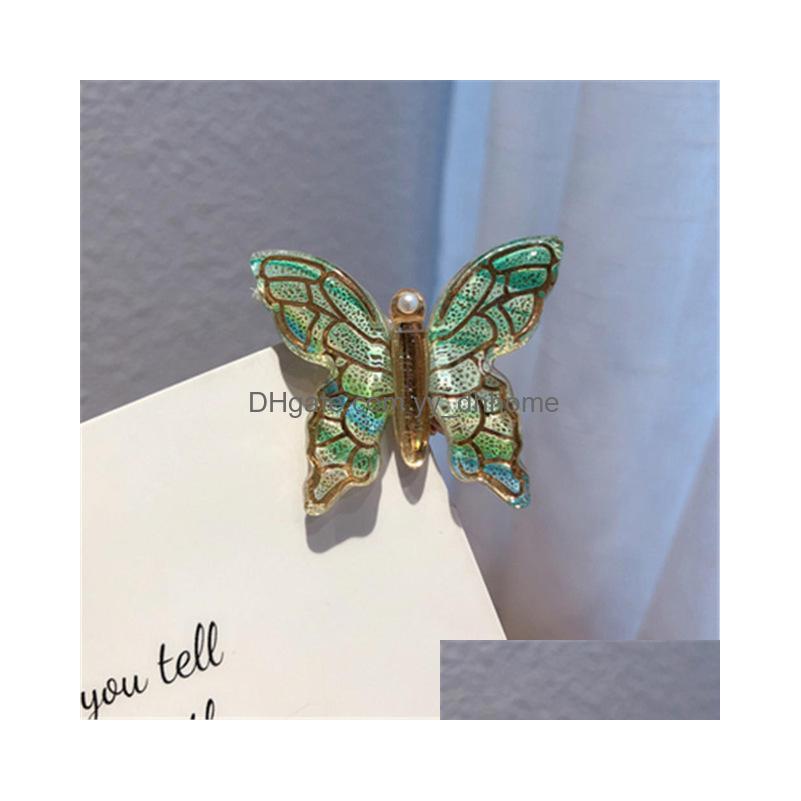 

Hair Clips Barrettes Butterfly Hair Clips Girls Fashion Colorf Gradient Women Hairpins Vintage Gold Sier Haarspeldjes Voor Meisjes Dh9Jm