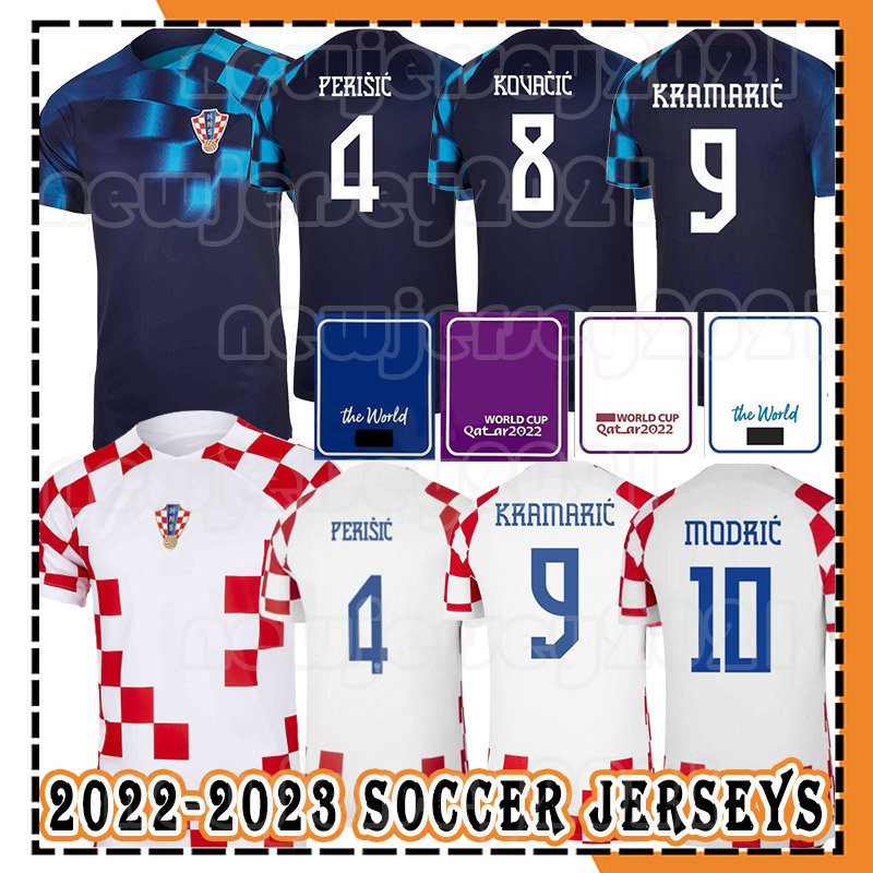 

22-23 CROATIA Soccer Jerseys Croatian Jersey Croats national team BREKALO MODRIC MANDZUKIC PERISIC Croacia KOVACIC Rakitic KRAMARIC Men Football Shirt Uniforms, Men jersey+patch(ke luo di ya)