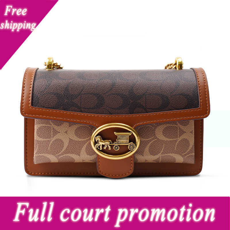 

Luxury Designer Bags Hong Kong It2022 Spring and Autumn New Women's Light Luxury Msenger Small Square Single Shoulder Underarm Women's Versatile, Brown6