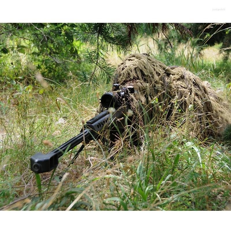 

Men's Jackets 3D Hunting Ghillie Suit Sniper Tactical Military Camouflage Clothing Army Shooting Jungle Clothes Outdoor Birding Pretend, Army green