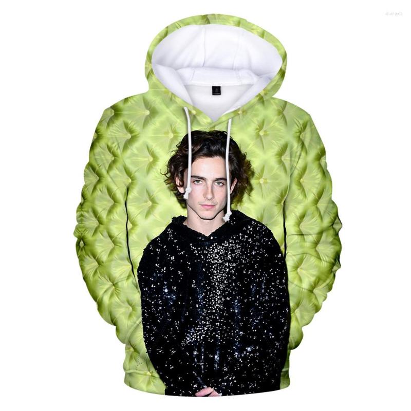 

Men's Hoodies Timothee Chalamet Hoodie Unisex 3D Sweatshirt Women Men Tracksuit Harajuku Streetwear Fashion Clothes Plus Size, Picture shown
