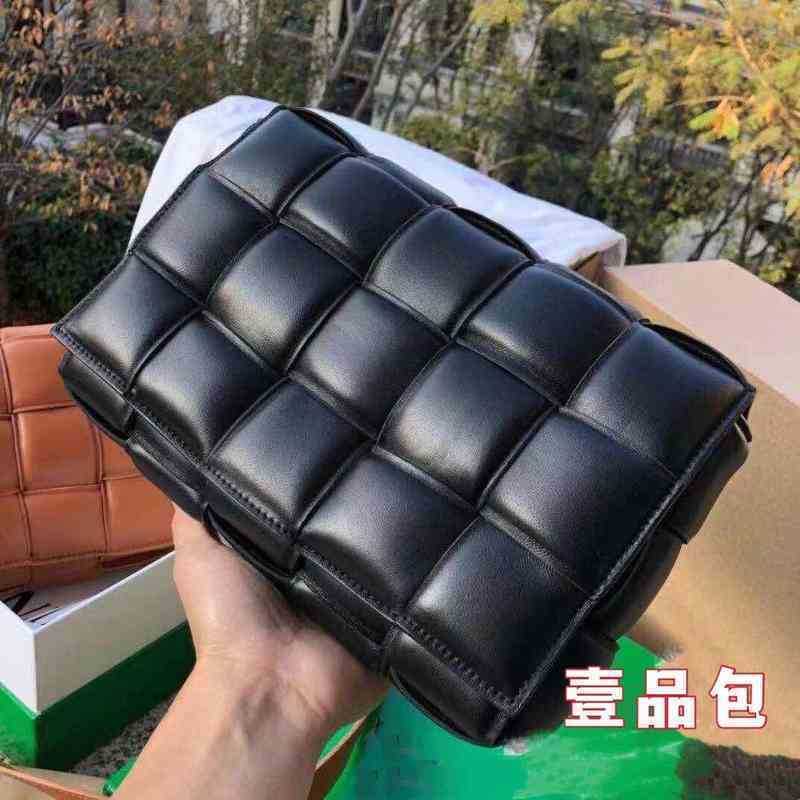 

Handbags Venetas Designer Bottegas Cassette Bag Sheepskin Woven Triangle Square Card Belt Pillow Single Shoulder Women's Jodie 03rp, Glacier blue