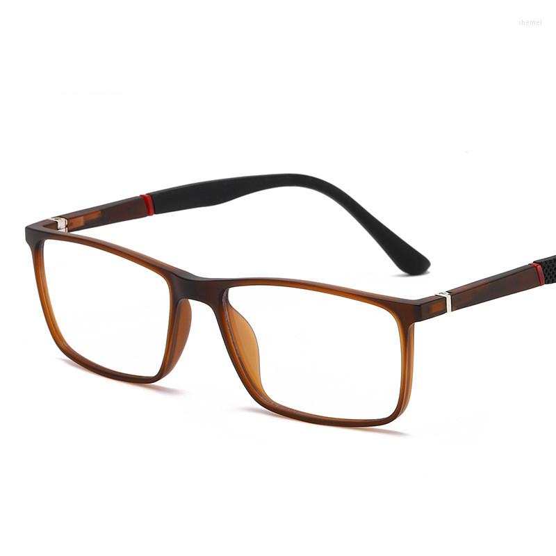 

Sunglasses Frames Square Flexible Spectacle Frame Men Glasses Optical Comfortable TR90 Sports Lentes Para Hombre