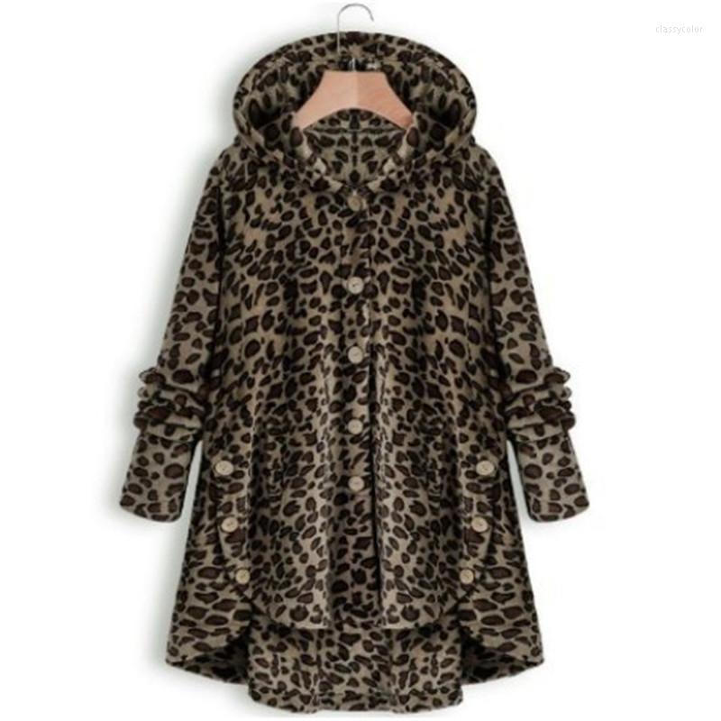 

Women' Fur Hoodie Fashion Women Jackets Coats Fluffy Button Long Coat Tops Winter Sweatshirt Warm Ladies Hooded Pullover Female Outwear, Black