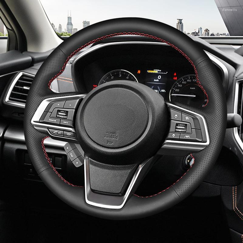 

Steering Wheel Covers For Foreste 2022 Leather Hand Stitched Cover