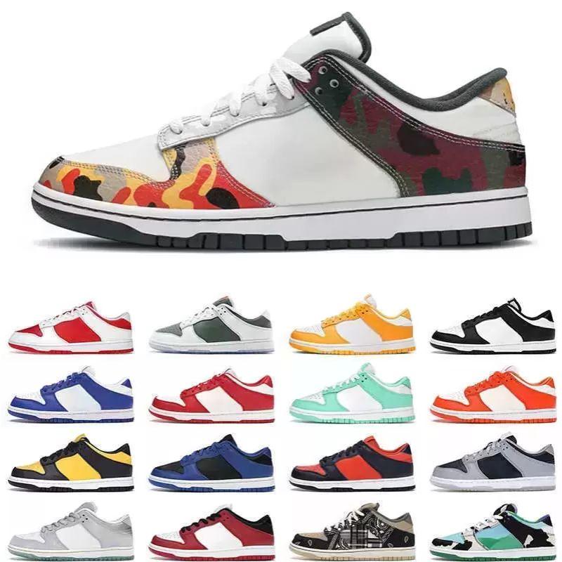 

Dress Shoes Mens Womens Dunks Sail Multi Camo Casual Running Shoes Low Georgetown Sneakers UNC Purple Green Trainers 324s Morph, Yellow
