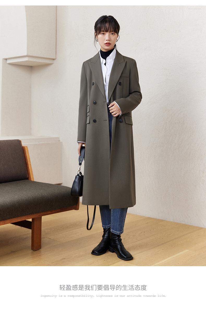 

Women's Trench Coats Women's Long Suit Jacket Autumn 2022 Loose Korean Style Coat High Sense Of Temperament, For august 20
