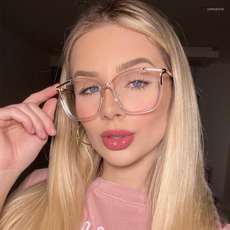 

Sunglasses Frames 2022 Vintage Unique Hollow Square Anti-blue Glasses Women Designer Fashion Optical Computer Eyeglasses Frame Female Oculos