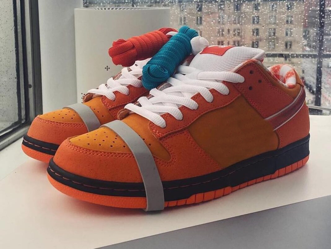 

2022 Newest Authentic Shoes Concepts x SB Dunks Low Orange Lobster FD8776-800 Mens Womens Basketball Trainers Sports Sneaker Frost Electro White With Original Box, Don't order this option