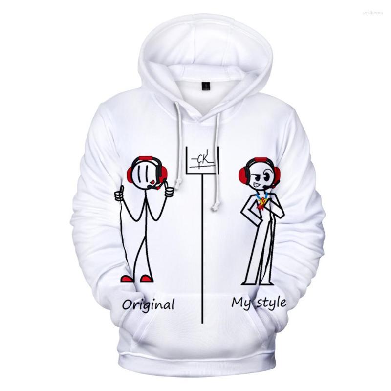 

Men's Hoodies Personality The Henry Stickmin Collection Sweatshirt Men/Women Harajuku Casual Hooded 3D Print Pullovers Streetwear Coat
