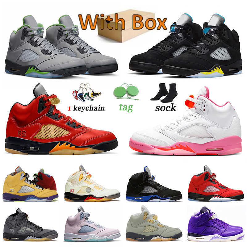 

Basketball Shoes Designer Sneakers Pinksicle Trainers Blue Green Bean Raging Low Psgs Concord Sail Easter 5 Mens Sports Mars For Her 5S, 40-47 hyper royal