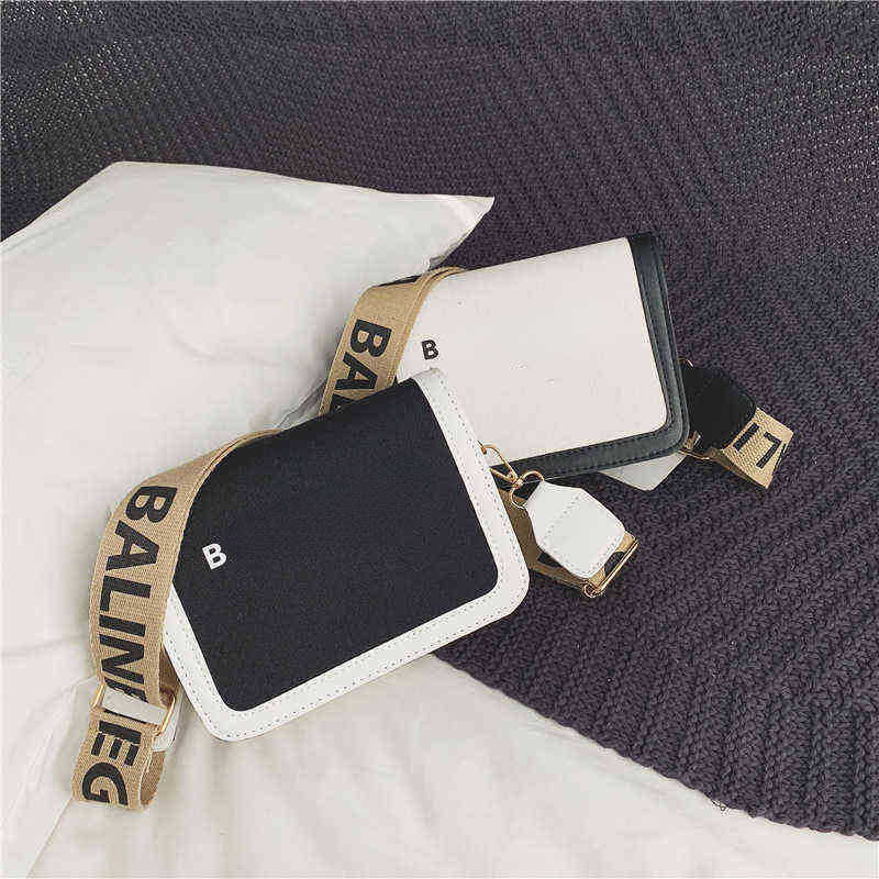 

Fashion Design Leather Crossbody Bags for Women 2021 Luxury Korean Version Simple Shoulder Bag Female Purse and Handbag G220519, Black