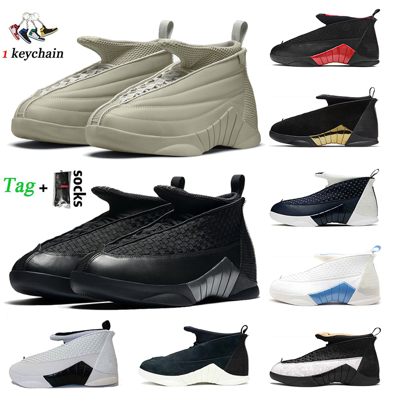 

OG Columbia 15s Basketball Shoes Jumpman 15 Obsidian Doernbecher Stealth Sneakers Bred Black Suede White laser Women Mens Trainers Outdoor Sports