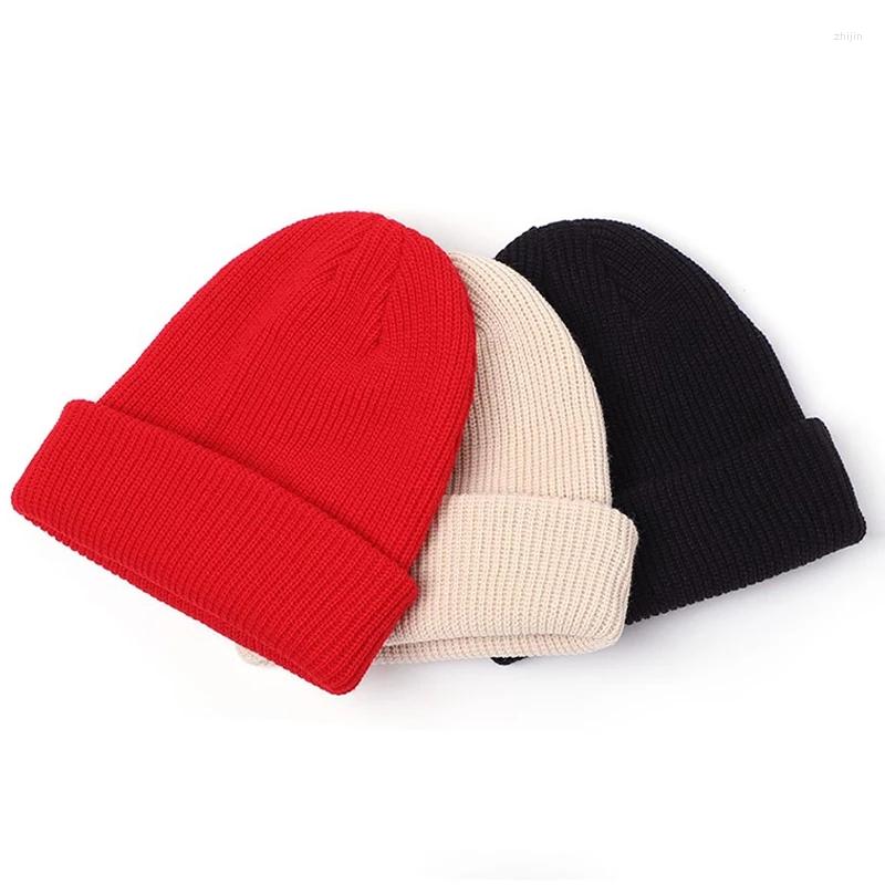 

Berets 2022 Winter Hats For Woman Beanies Knitted Solid Cute Hat Girls Autumn Female Beanie Caps Warmer Bonnet Ladies Casual Cap, Red beanie