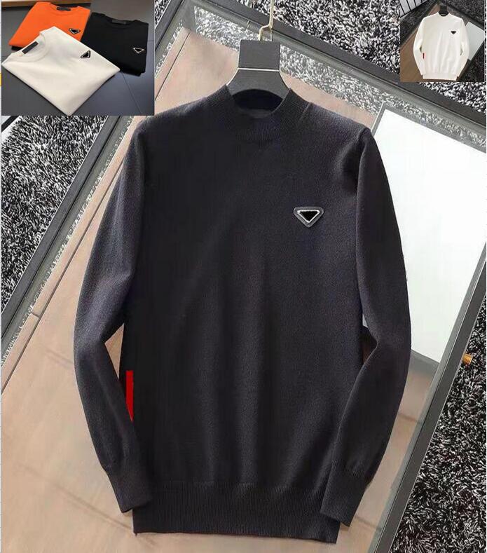 

Mens Sweaters Wool With Letters Pattern Colorful Round Neck Sweatshirts Knits Long Sleeevs Unisex Outwears Warm Tops Man prad Sweater, Cus55