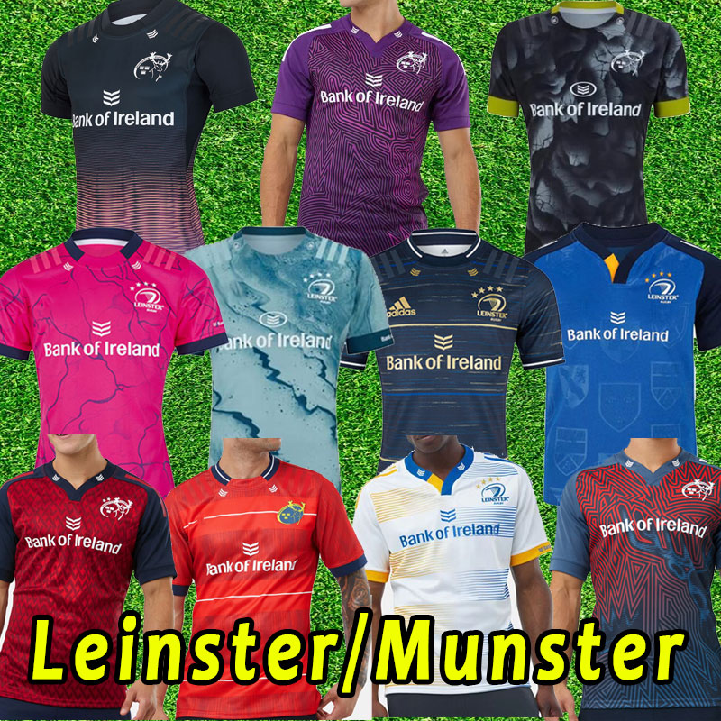 

2021 Leinster rugby jerseyS home away EUROPEAN ALTERNATE irish club shirt size S-3XL 4XL 5XL PINK POLO 2022 2020 Munster, As shown