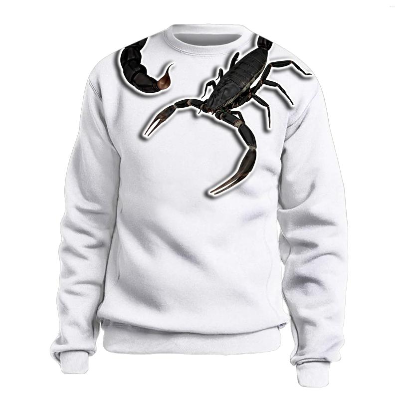 

Men' Hoodies Scorpion Pattern Men' Sports Sweater 3D Printing Fashion Adult Round Neck Top 2022 Winter Youth Hoodless, Ylwy-041509