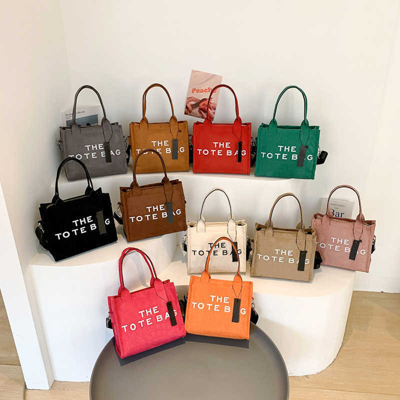 

The tote bag designer womens tote bags Marc women shopping canvas handbags Large Capacity Casual Letter Shoulder Crossbody Purse Y1128, Sky blue
