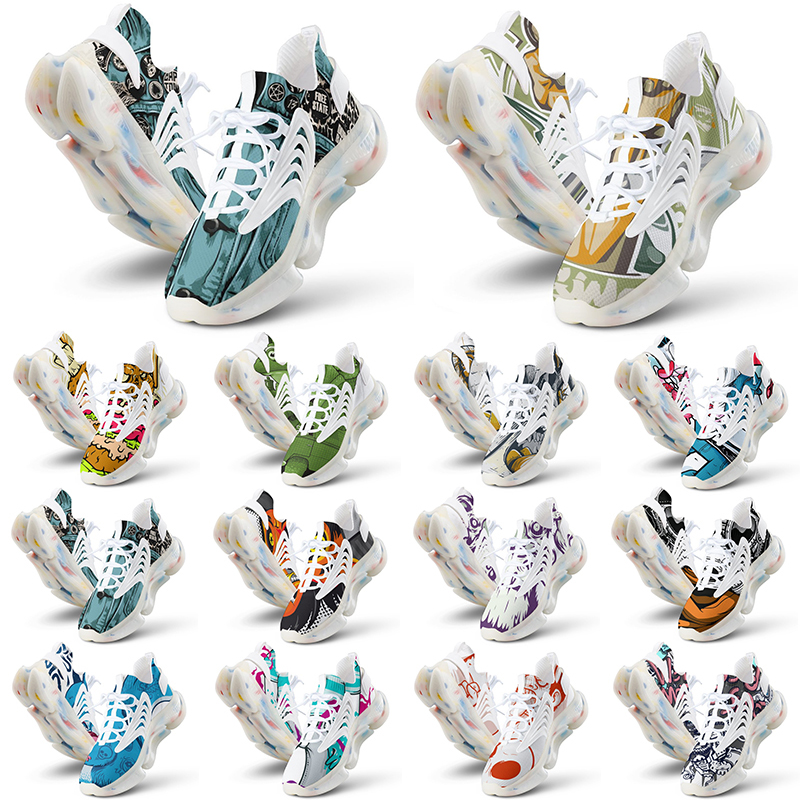 

customs shoes mens womens running shoes DIY multis color black white greys triple red purple orange men customized sports sneakers trainer