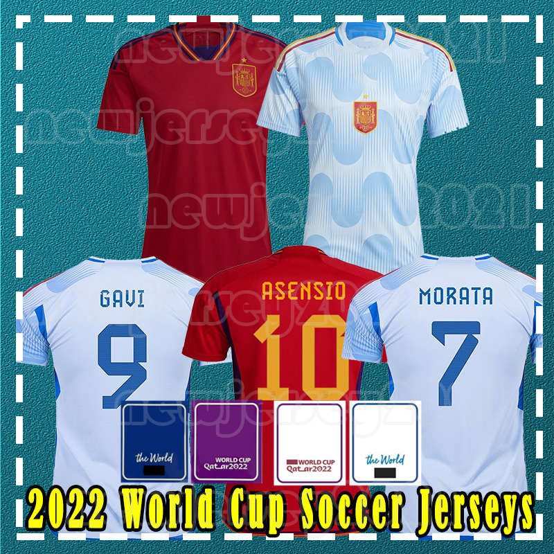 

Spain Soccer Jerseys National Team PEDRI FERRAN MORATA SARABIA HUGO G. A.INIESTA PEDRI Espana Camiseta home away Asensio Ansu Fati ALCACER SERGIO Football Shirt, Men jersey+patch(xi ban ya)