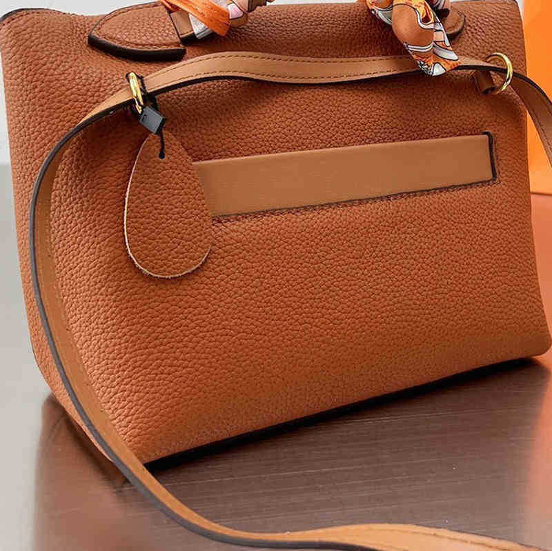

Shoulder Bag New Leather Brown Handbag Woman Messenger Bags Vintage Fashion Designer Handbags Tote Shoppers Wallet 221128